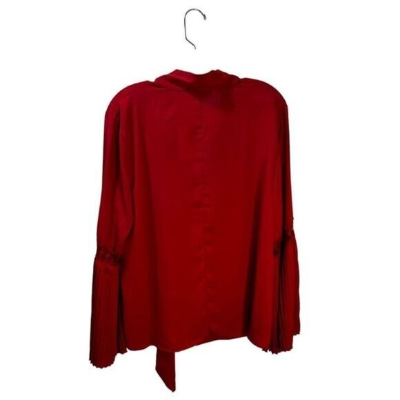 New‎ York & Company Bell-Sleeve Blouse Large NWT - Picture 2 of 5